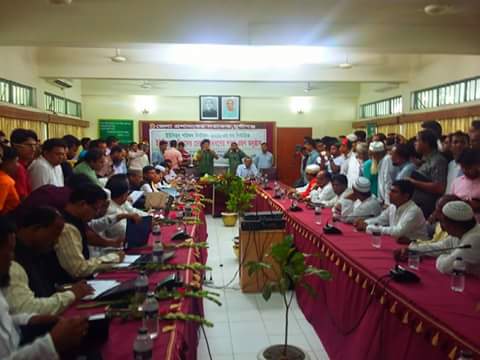 মুন্সিগঞ্জের নবনির্বাচিত ২৭ ইউপি চেয়ারম্যানের শপথগ্রহণ