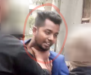 ছাত্রলীগ নেতা শাহনেওয়াজের গণধোলাইয়ের ছবি গণমাধ্যমের কাছে
