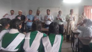 ব্রাহ্মণগাঁও হাইস্কুলে ‘ইছামতি’ স্মরণিকার প্রকাশনা অনুষ্ঠান