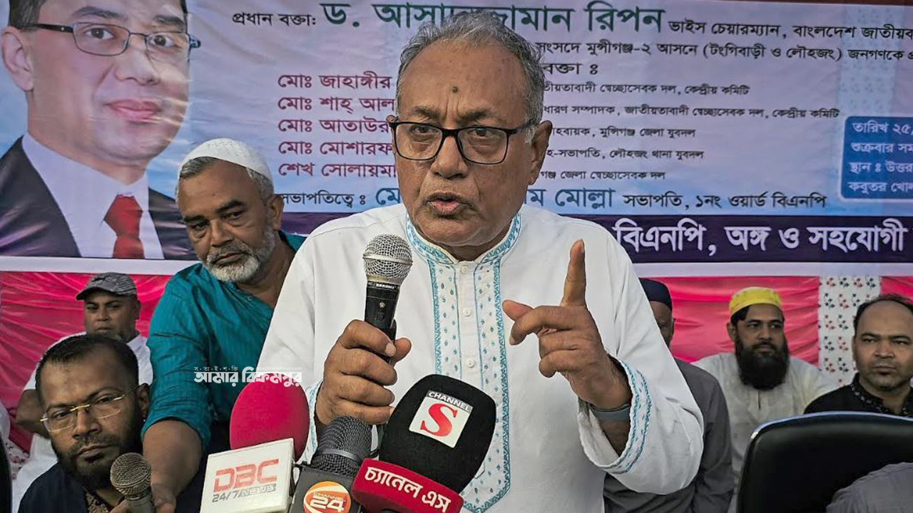 অন্তর্বর্তীকালীন সরকারের দেশ পরিচালনার ব্যর্থতায় পরবর্তী সরকার পরিচালনা কঠিন হয়ে দাড়াবে- বিএনপি নেতা রিপন