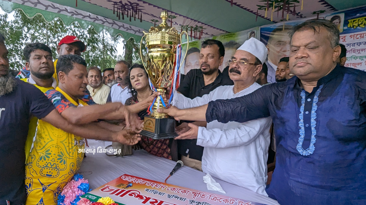 আরাফাত রহমান কোকো স্মৃতি ক্রিকেট টুর্নামেন্টে চ্যাম্পিয়ন ‘কিং অফ কারবাসা একাদশ’