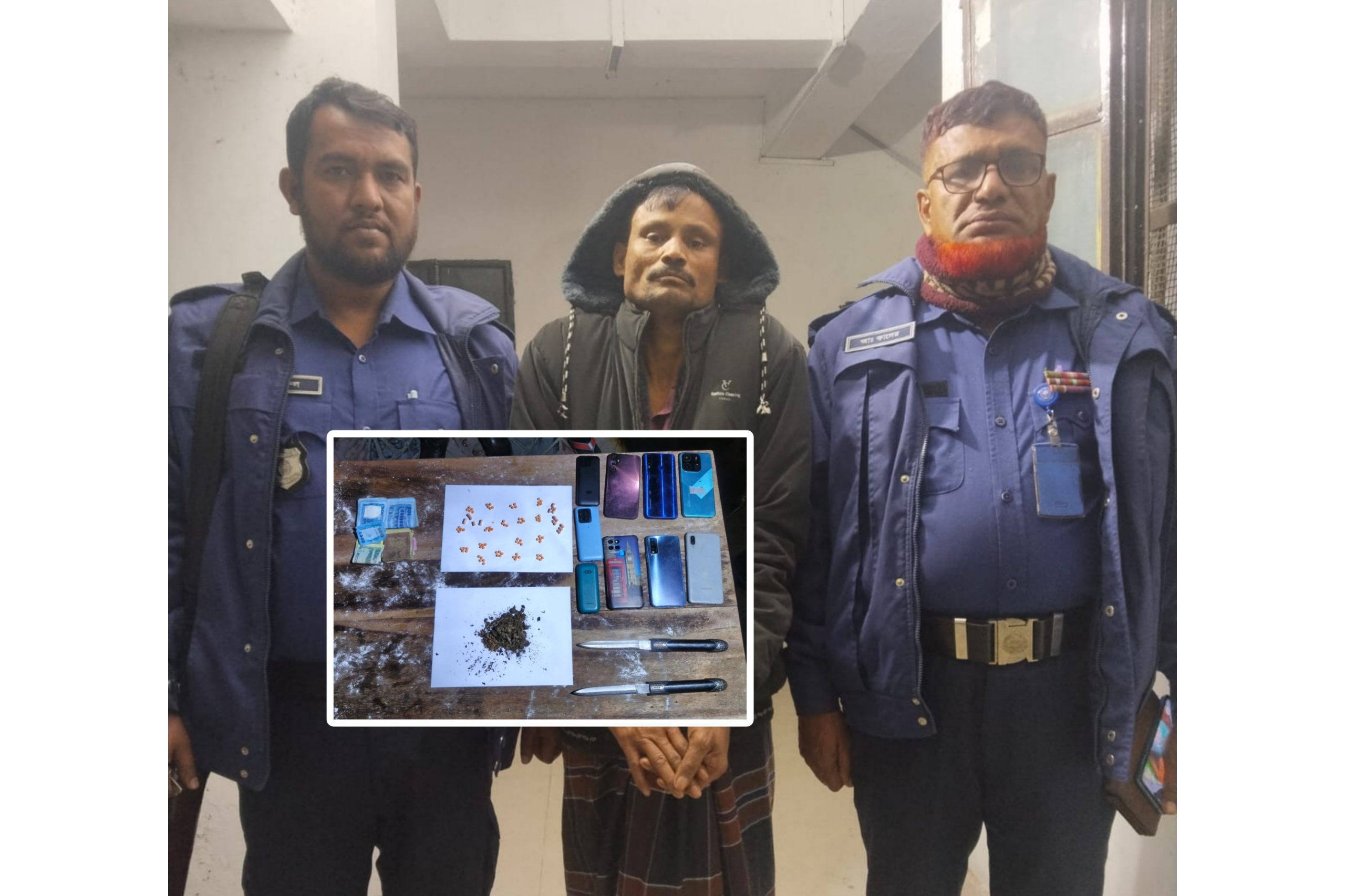 মুন্সিগঞ্জে সেনাবাহিনীর অভিযানে ইয়াবা-গাঁজা ও দেশীয় অস্ত্রসহ ‘মাদক ব্যবসায়ী’ গ্রেপ্তার