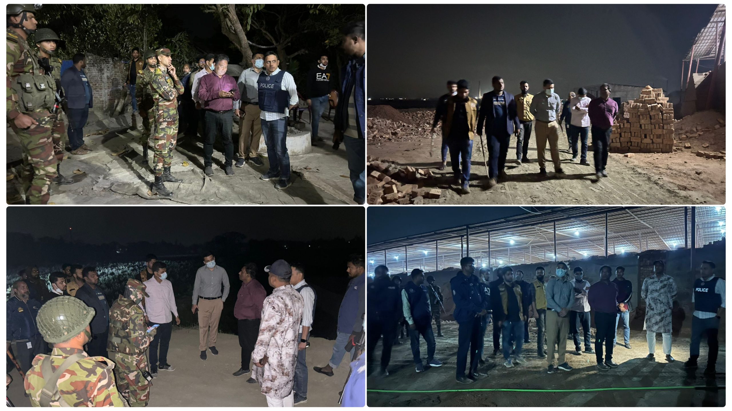 মুন্সিগঞ্জের সিরাজদিখানে মাটি কাটা বন্ধে মধ্যরাতে টাস্কফোর্স অভিযানে আটক ১