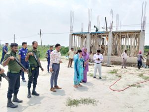 কৃষিজমিতে অবৈধভাবে বালু ভরাট করায় ‘ইউরোপা রয়েল সিটি’র কাজ বন্ধ করে দিলো প্রশাসন