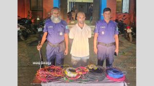 তার চুরি করাই নেশা সাকিলের, অবশেষে ধরা পড়লো পুলিশের হাতে