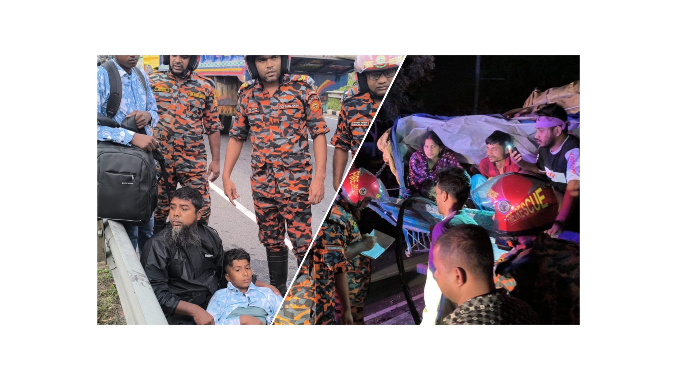 মাওয়া এক্সপ্রেসওয়েতে পৃথক দুর্ঘটনায় শিশুসহ আহত ৬