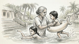 মুন্সিগঞ্জে সাতার শেখানোর সময় ডুবতে যাওয়া নাতনিকে বাঁচাতে গিয়ে প্রাণ গেল দাদির