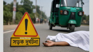 মুন্সিগঞ্জে সিএনজির ধাক্কায় প্রাণ গেল বৃদ্ধ পথচারীর