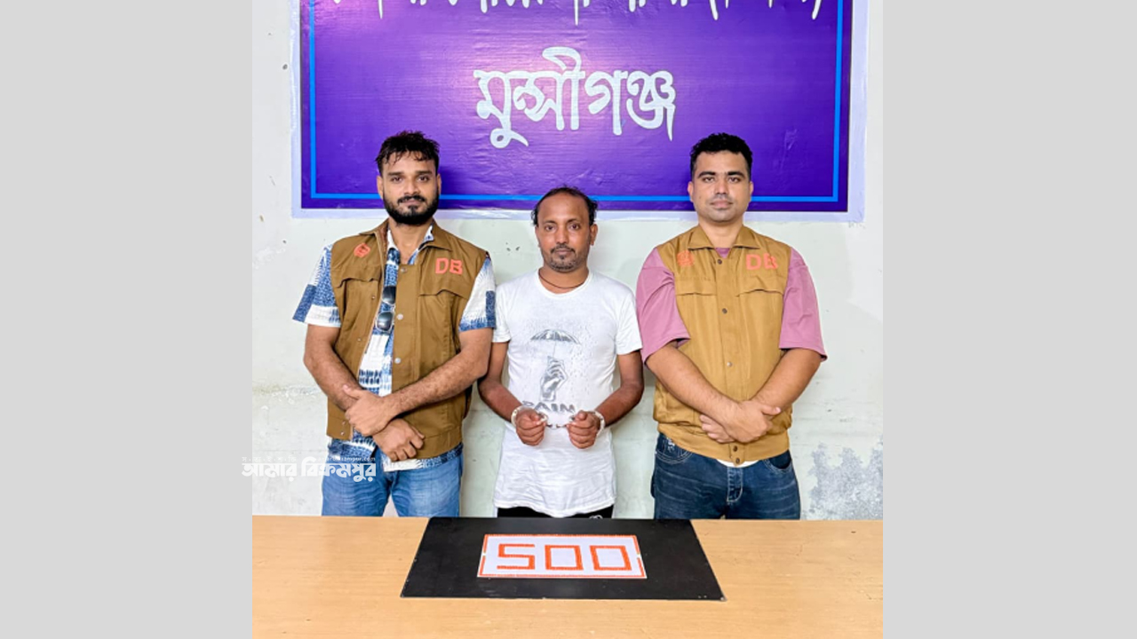 মুন্সিগঞ্জের হোগলাকান্দিতে ডিবির অভিযানে ৫০০ পিস ইয়াবাসহ গ্রেপ্তার দেলু
