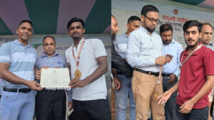 জাতীয় বিশ্ববিদ্যালয়ের ব্যাটমিন্টন ও দাবা প্রতিযোগিতায় বিভাগীয় চ্যাম্পিয়ন হরগঙ্গা কলেজ