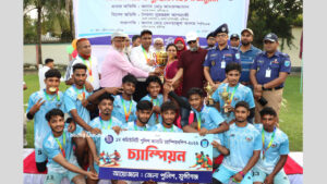 সিরাজদিখানকে হারিয়ে কমিউনিটি পুলিশ কাবাডিতে চ্যাম্পিয়ন গজারিয়া