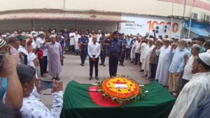 ৯০ দশকের প্রভাবশালী রাজনীতিক মোহাম্মদ হোসেন বাবুলকে রাষ্ট্রীয় মর্যাদায় বিদায় 