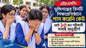 এইচএসসি: মুন্সিগঞ্জের ৩ শিক্ষাপ্রতিষ্ঠানে সবাই ফেইল