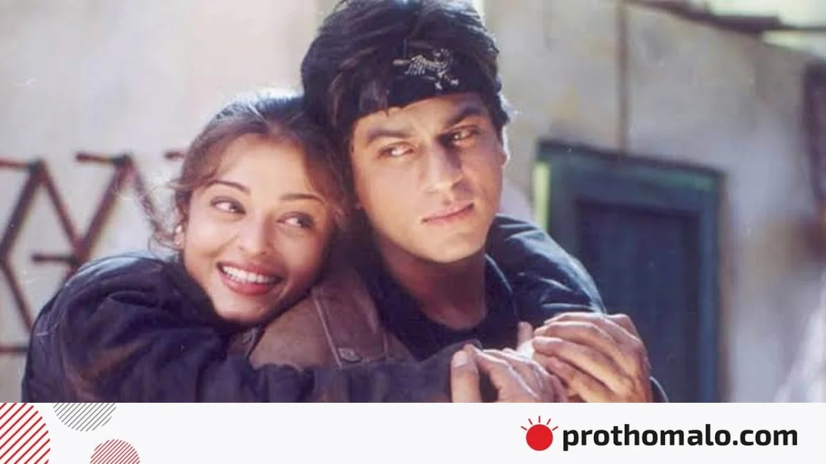সিনেমার দৃশ্যে ঐশ্বরিয়া ও শাহরুখ। আইএমডিবি